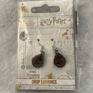 Harry Potter Hogwarts Crest Earrings earring hooks